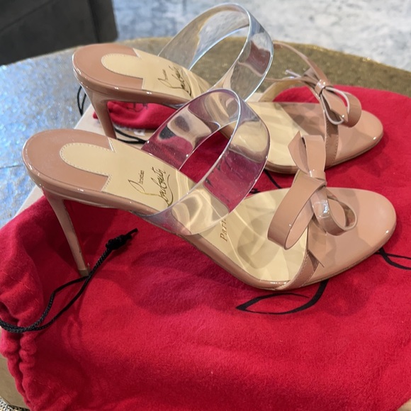 CHRISTIAN LOUBOUTIN Just Nodo 85 PVC sandals 36 - Picture 10 of 12